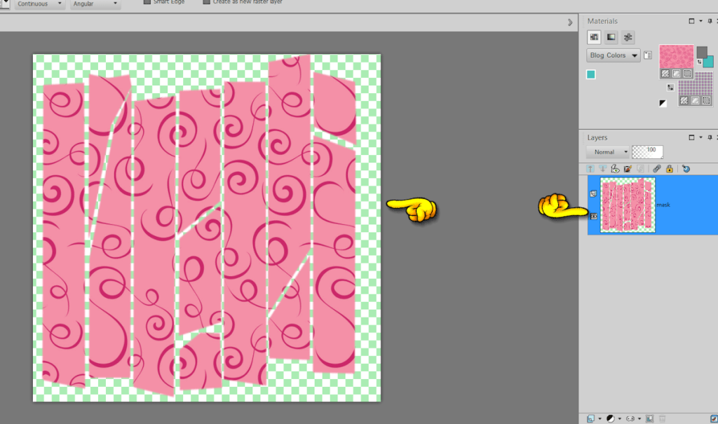 How to make a mask in PSP